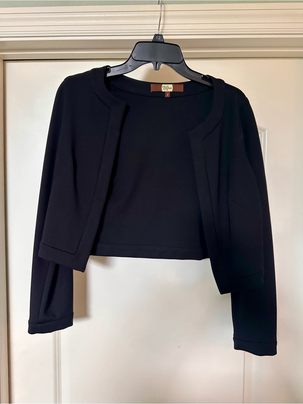 Eva Franco - Black Open Front Bolero Jacket - NWOT!
